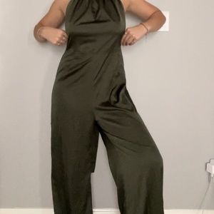 Silk Green Romper